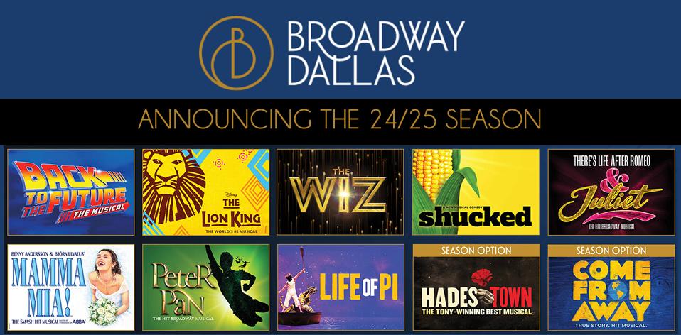 Broadway Dallas 2024 season