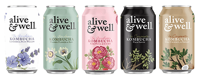 Alive & Well Kombucha Blends Gut Health, Botanicals & Bold Flavor